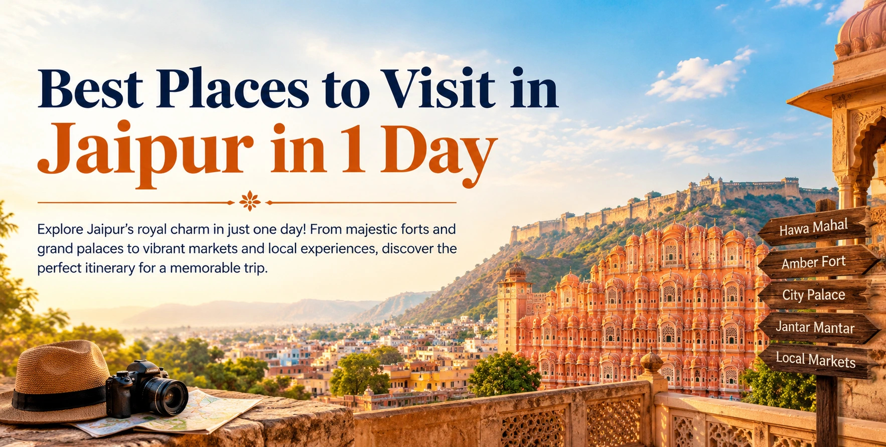 Best Places to Visit in Jaipur in 1 Day